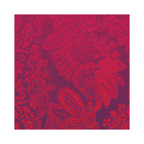 Tapis décoration design contemporain imprimé cachemire rouge violet rose