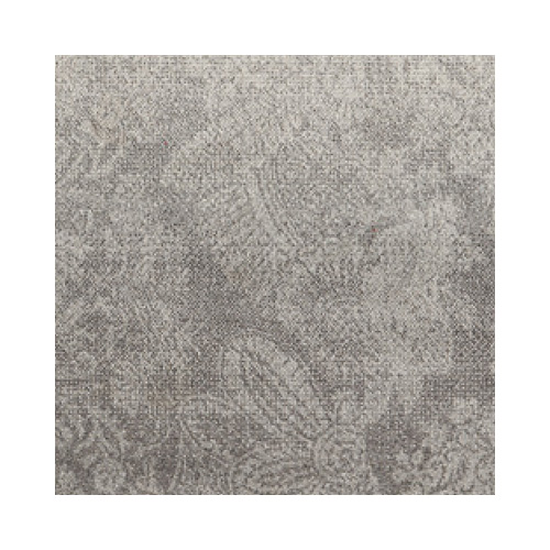 Tapis décoration design contemporain imprimé cachemire gris blanc