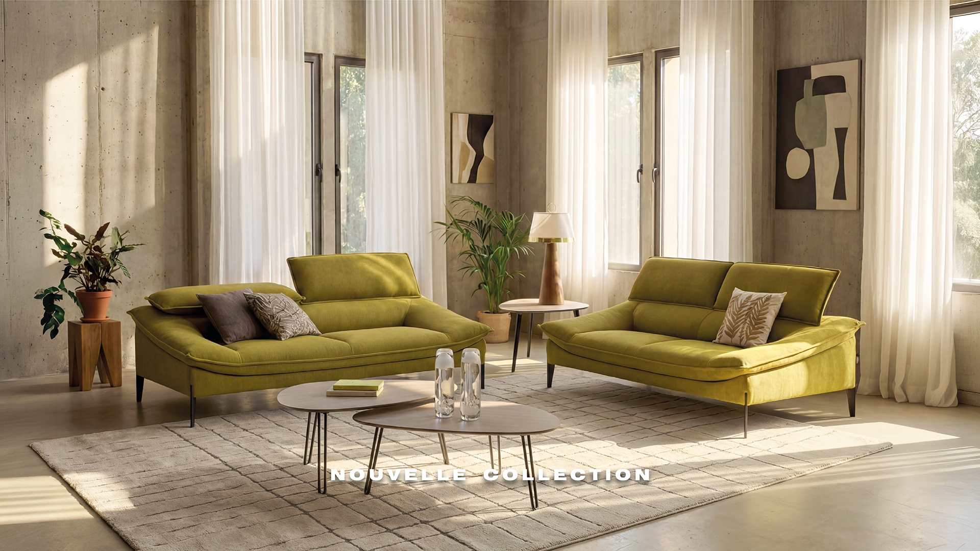 PAGODE - Canapé Tissu