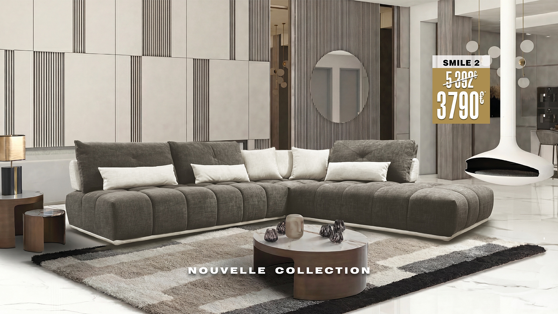 SMILE 2 - Canapé d'angle