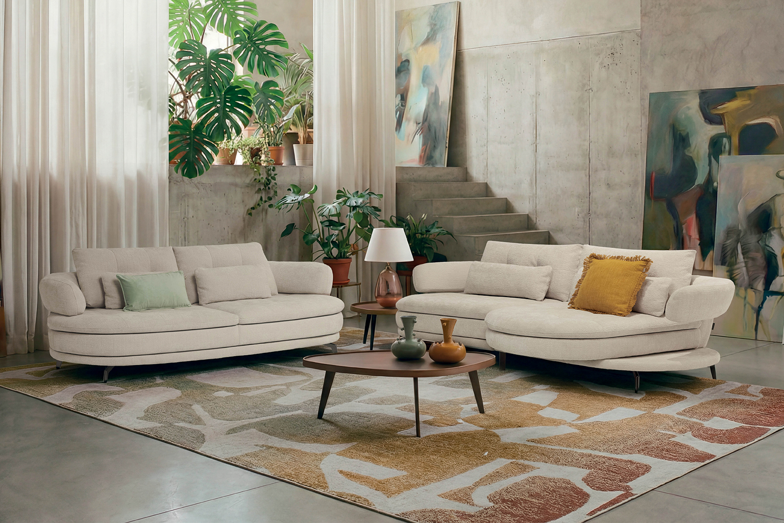 REVERSO - Canapé Tissu