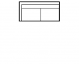 LOOPING : Bâtard 2.5 places G - dimensions 180 x 82 x 105