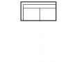 ASPEN : Bâtard 2 places gauche - dimensions 145 x 81 x 105