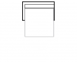 Mileto : Bâtard convertible G - dimensions 196 x 78 x 108