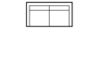 URBAN : canapé 2,5 pl small - dimensions 200 x 76 x 106
