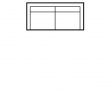 URBAN : canapé 2.5 pl - dimensions 216 x 76 x 106