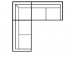 METROPOLITAN : Composition d'angle - dimensions 380 x 86 x 262